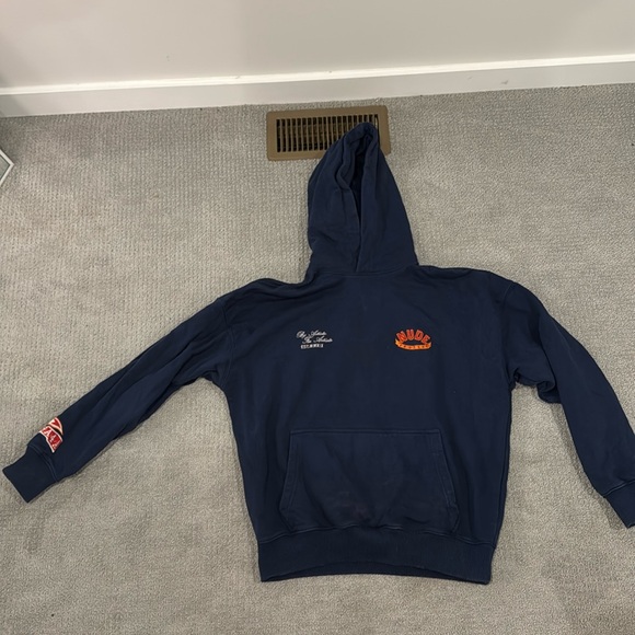 Navy Nude project “not a fan fan club” hoodie size large - Picture 1 of 4